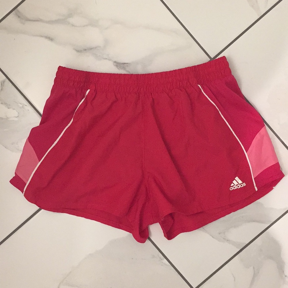 Pink Adidas Running Shorts